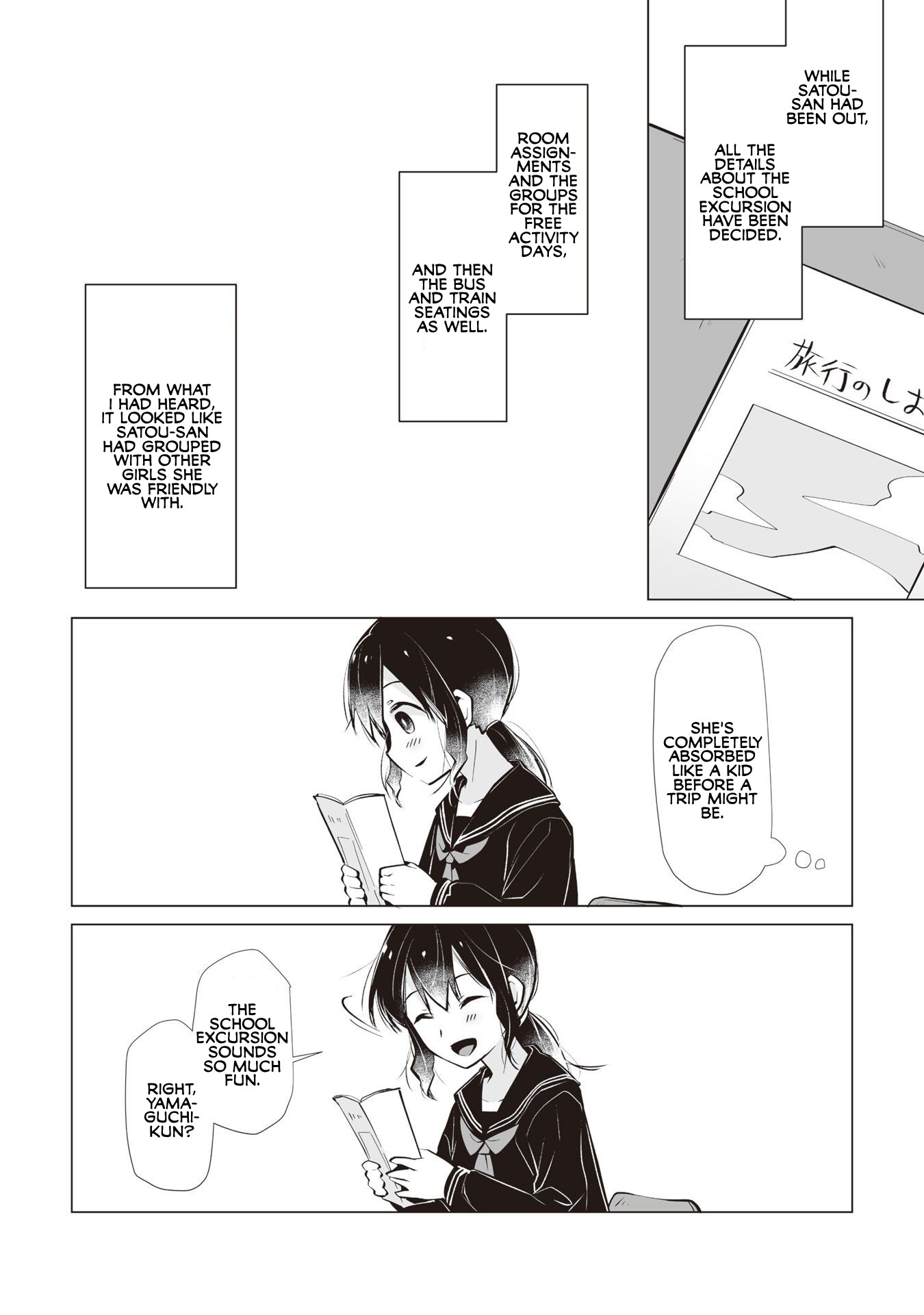 Satou-san Who Sits Next To Me Chapter 9 page 14 - Chapter 9: Satou-san ga Tonari de Warau "Smiling Satou-san Next to Me"