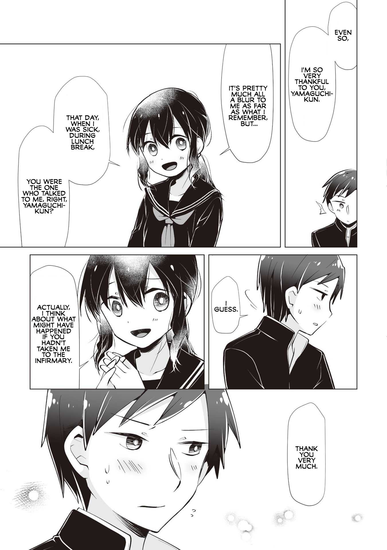 Satou-san Who Sits Next To Me Chapter 9 page 7 - Chapter 9: Satou-san ga Tonari de Warau "Smiling Satou-san Next to Me"
