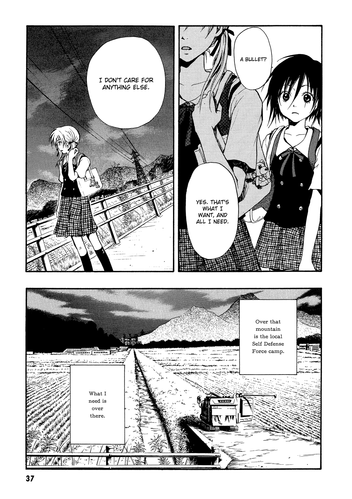 Satougashi no Dangan wa Uchinukenai Chapter 1.2 page 37 - Chapter 1 v2 : Scene.1 - Exotic Lollipop (and other red roses)