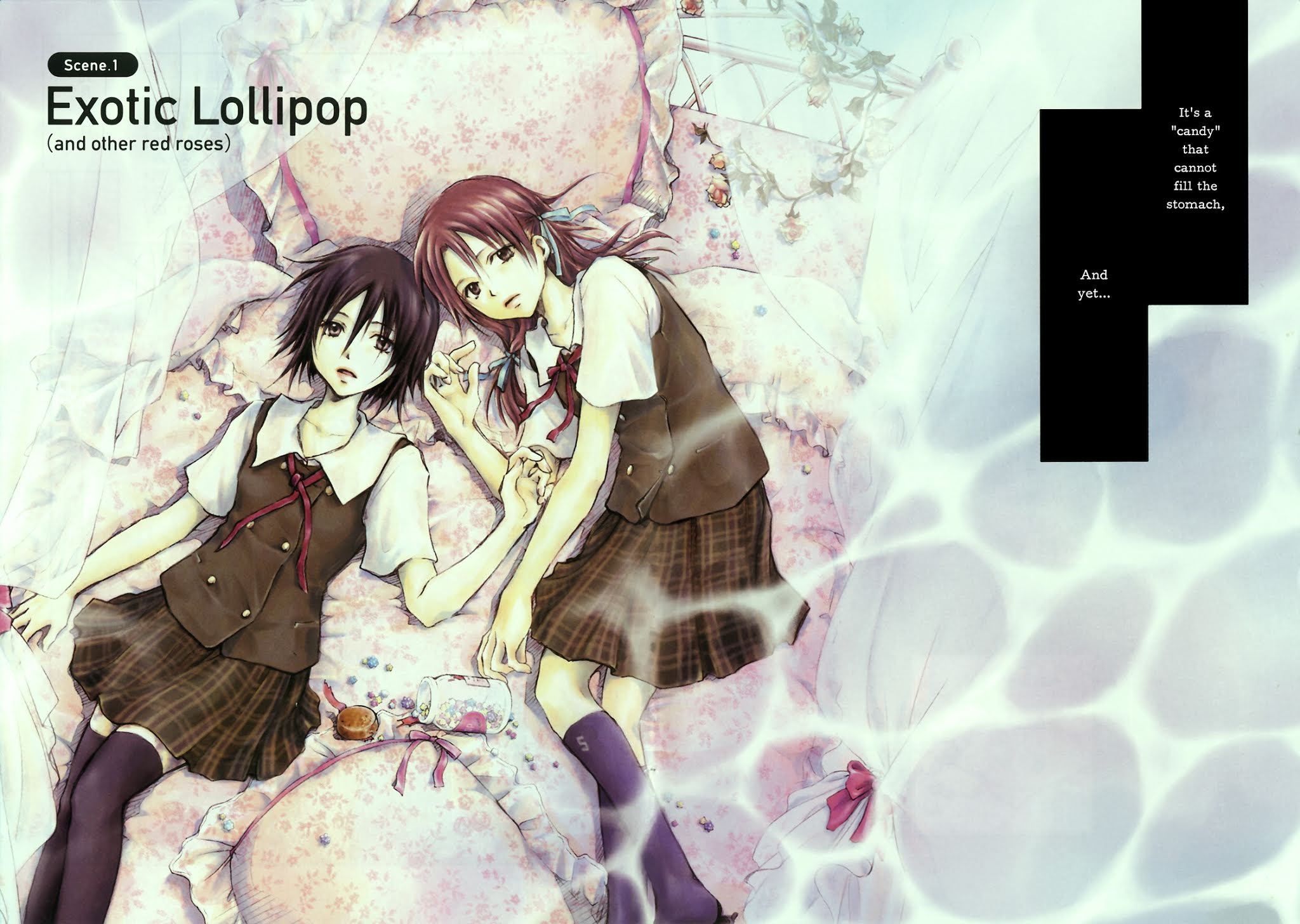 Satougashi no Dangan wa Uchinukenai Chapter 1.2 page 5 - Chapter 1 v2 : Scene.1 - Exotic Lollipop (and other red roses)