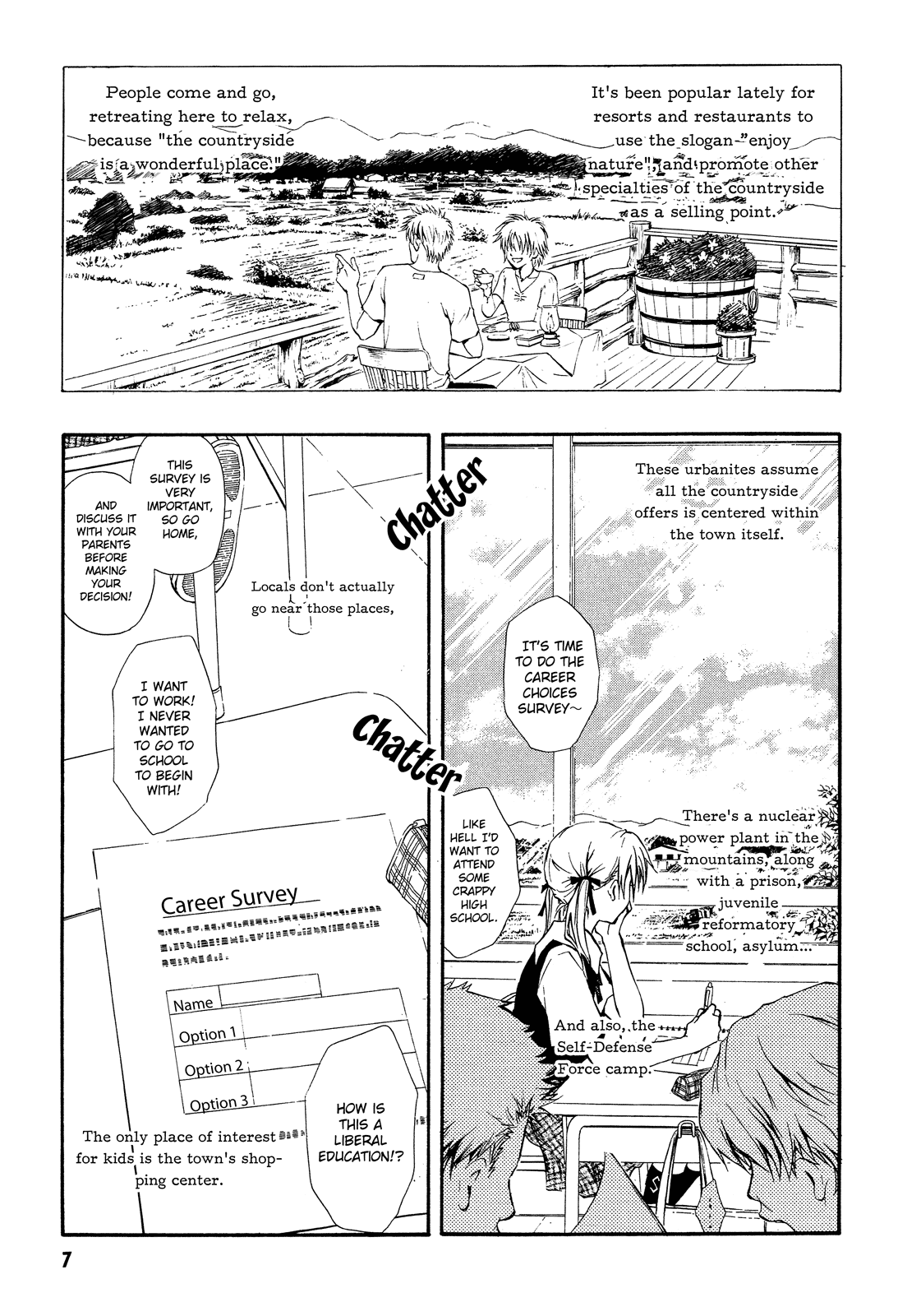 Satougashi no Dangan wa Uchinukenai Chapter 1.2 page 7 - Chapter 1 v2 : Scene.1 - Exotic Lollipop (and other red roses)