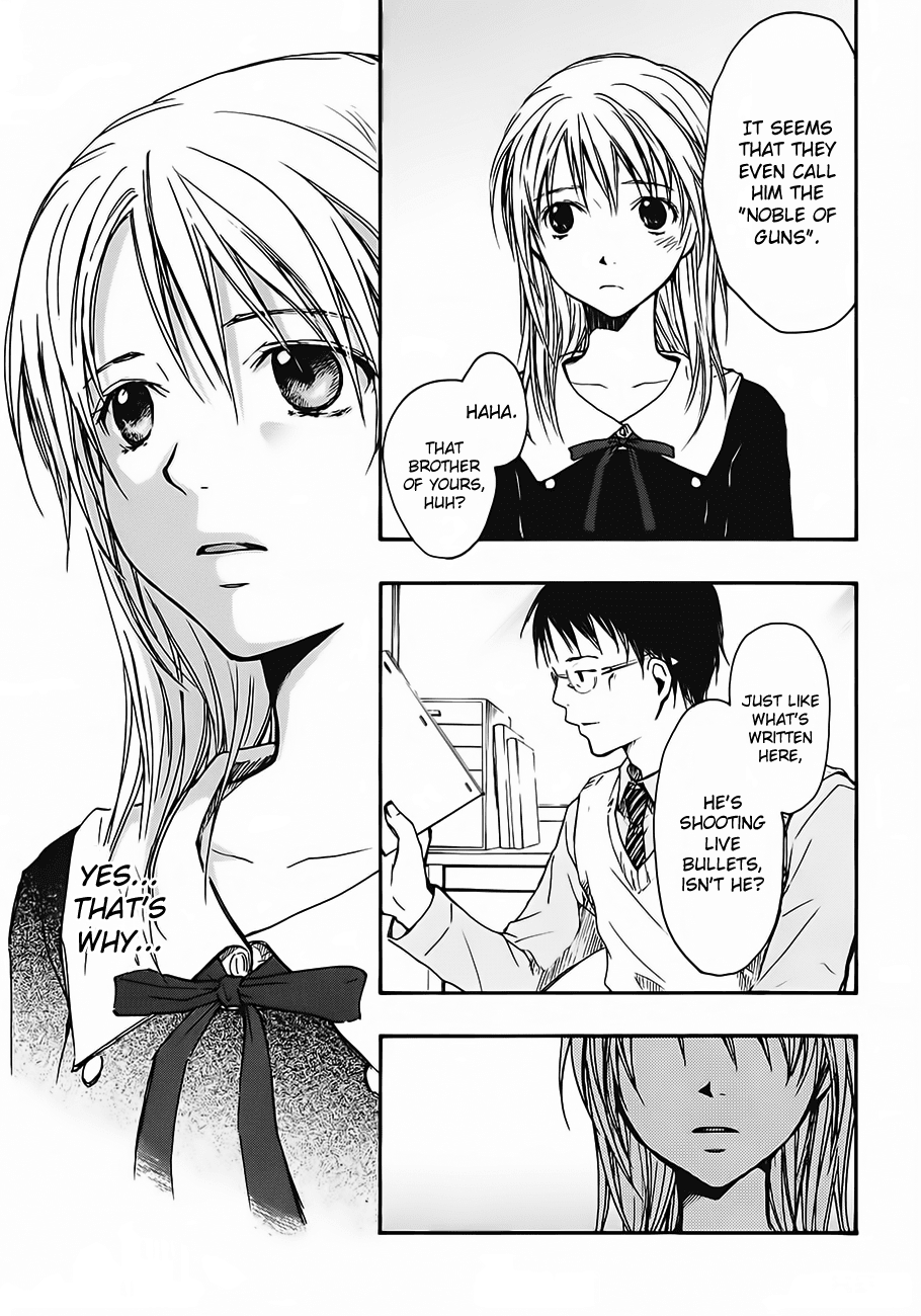 Satougashi no Dangan wa Uchinukenai Chapter 13.2 page 33 - Chapter 13 v2 : Last Scene - Prayer or Fate [End]