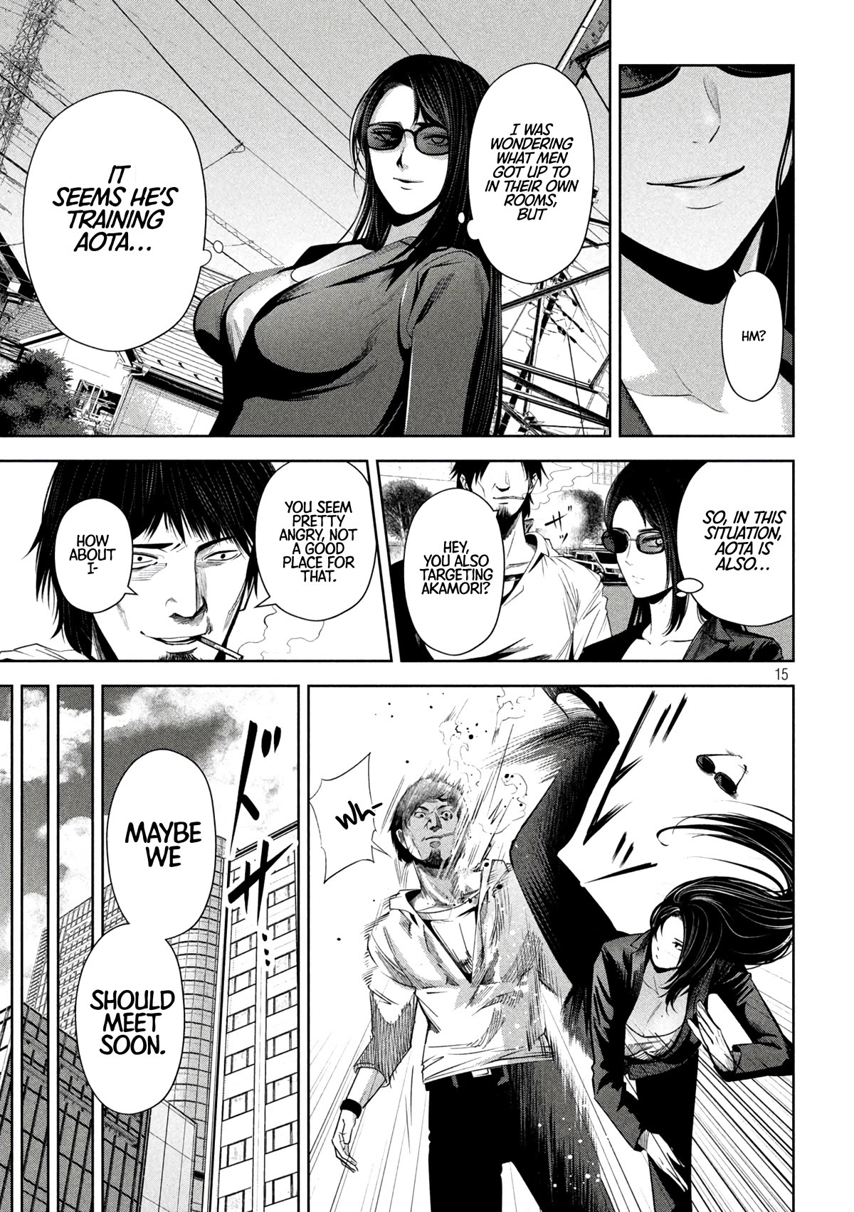 Satsudou Chapter 11 page 16 - Chapter 11: Go in there and fight ‘em