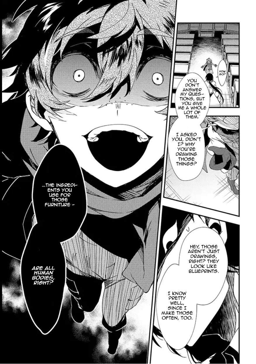 Satsuriku no Tenshi: Episode.0 Chapter 12 page 14 - Chapter 12: The Grave Keeper and the Furniture Craftsman