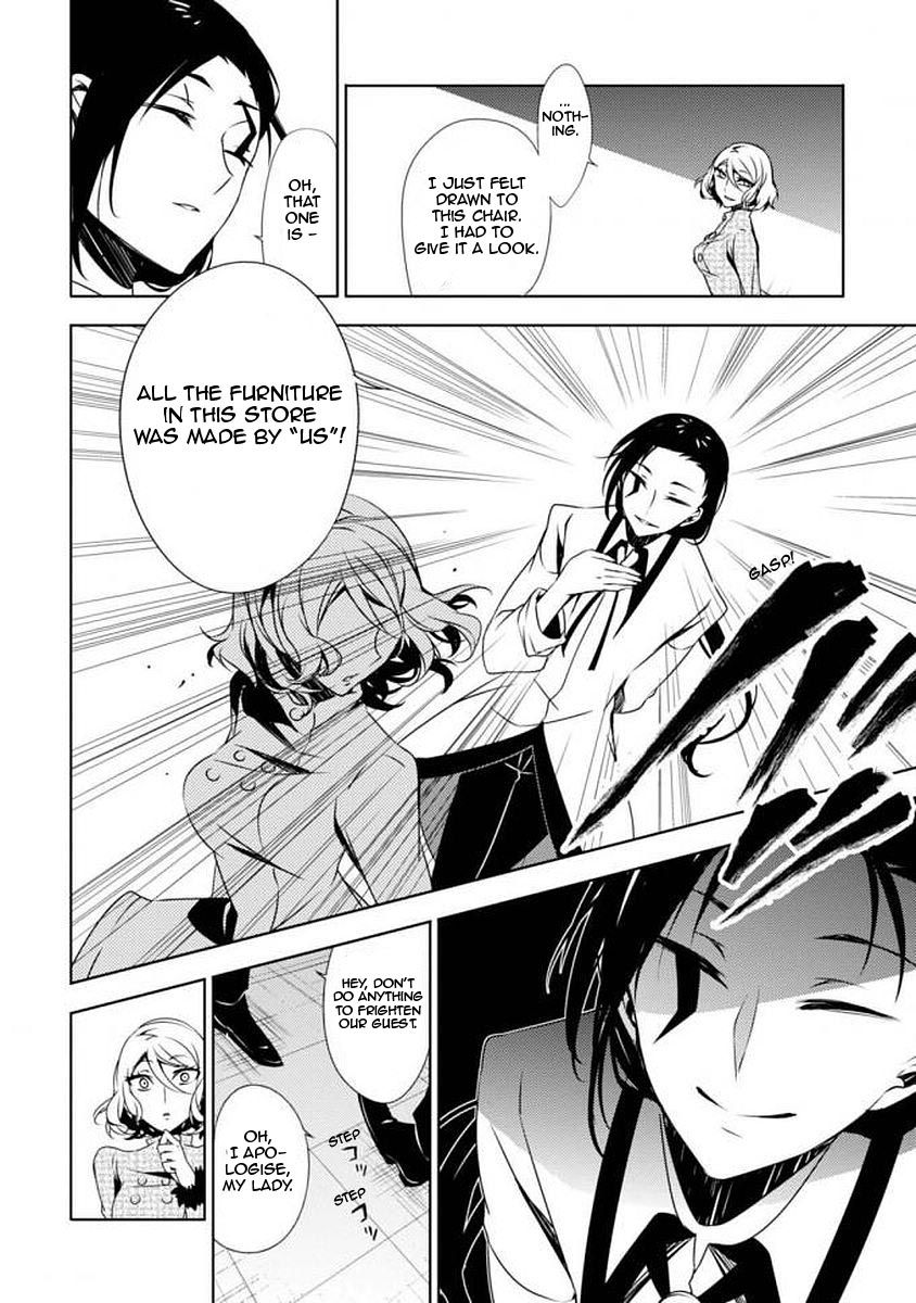 Satsuriku no Tenshi: Episode.0 Chapter 4 page 14 - Chapter 4: The Twins' Furniture Store