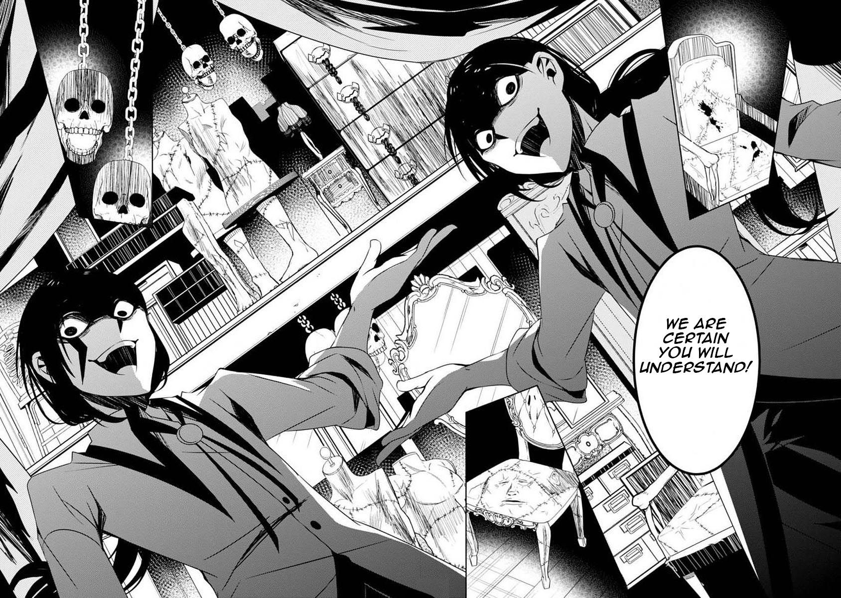 Satsuriku no Tenshi: Episode.0 Chapter 4 page 18 - Chapter 4: The Twins' Furniture Store