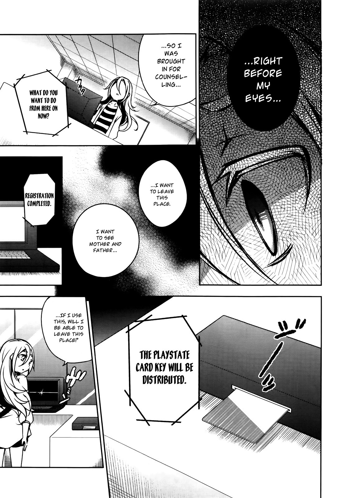 Satsuriku no Tenshi Chapter 1 page 12 - Chapter 1: The Little Girl Who Lost Her Memories