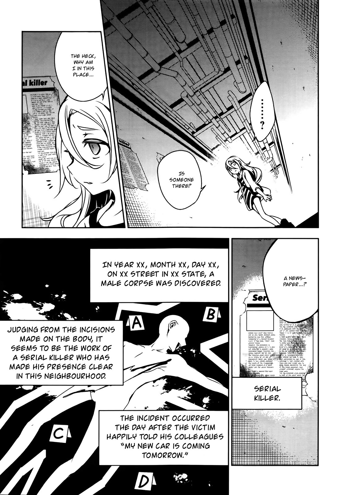 Satsuriku no Tenshi Chapter 1 page 18 - Chapter 1: The Little Girl Who Lost Her Memories