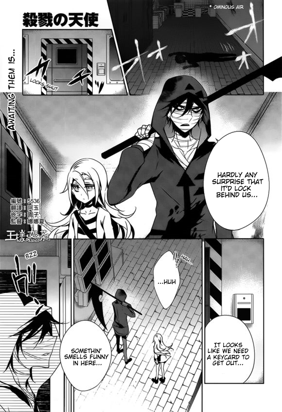 Satsuriku no Tenshi Chapter 11 page 1 - Chapter 11: If you were to die here...