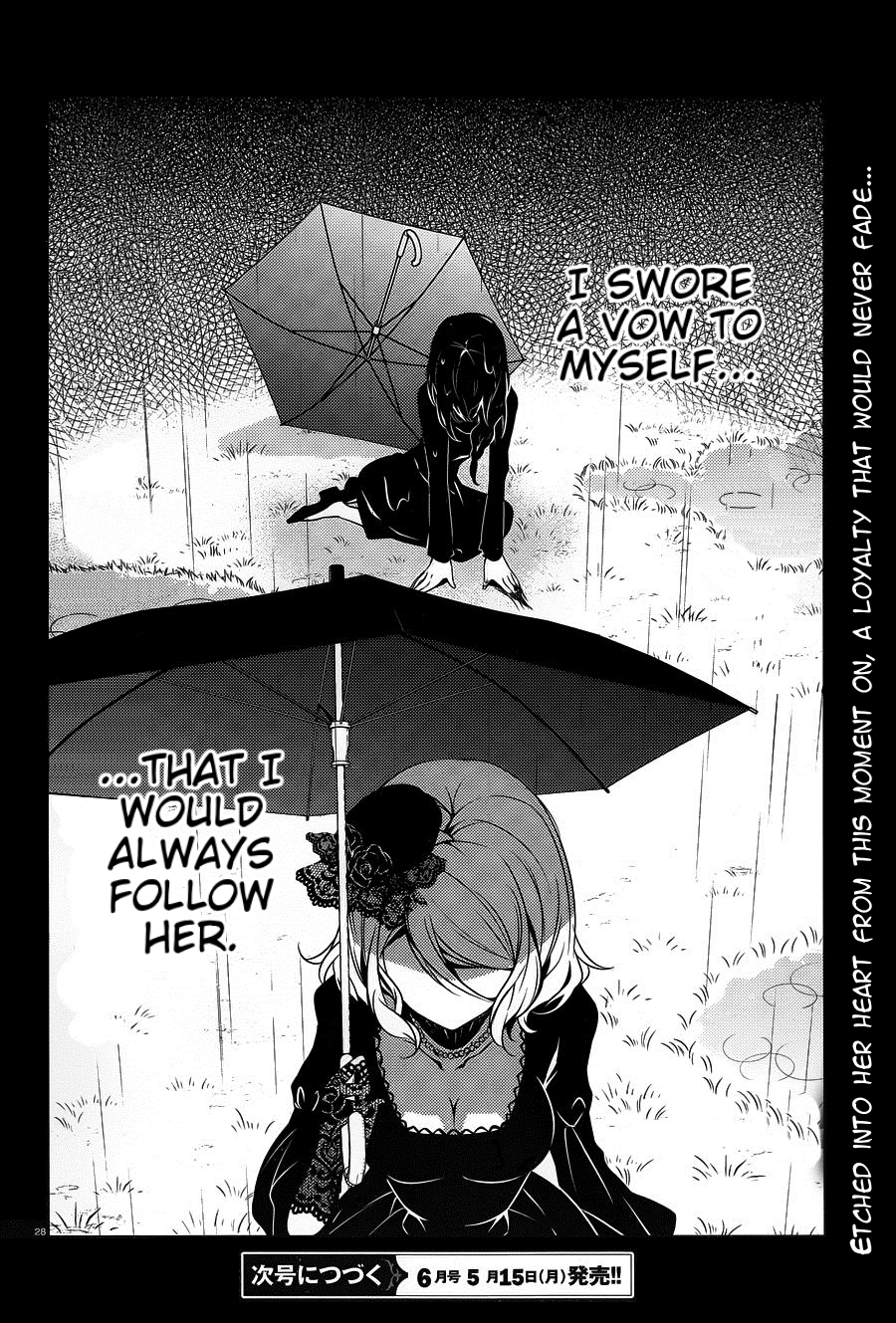 Satsuriku no Tenshi Chapter 19 page 27 - Chapter 19: A Young Girl's Vow