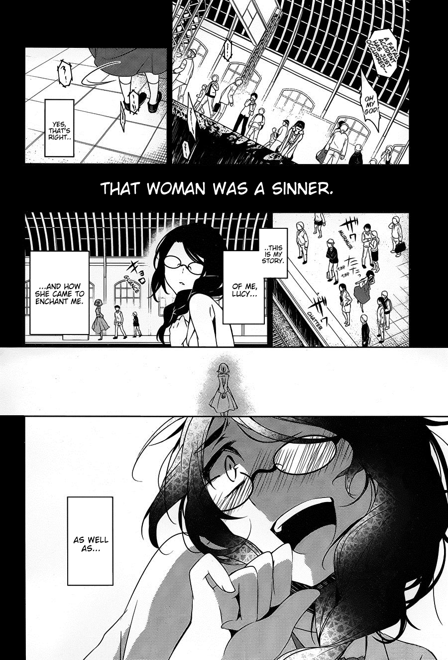 Satsuriku no Tenshi Chapter 19 page 4 - Chapter 19: A Young Girl's Vow