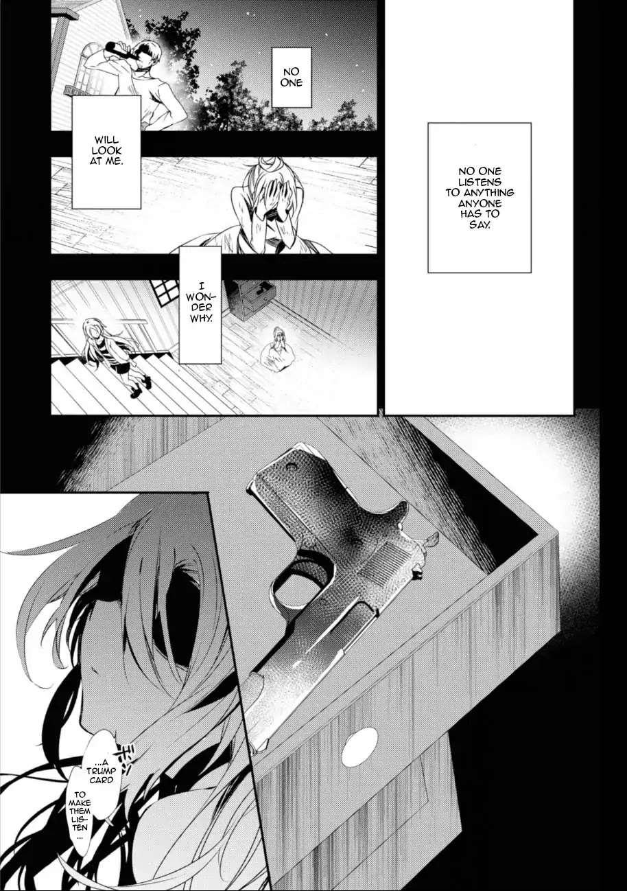 Satsuriku no Tenshi Chapter 39 page 6 - Chapter 39: The Trump Card
