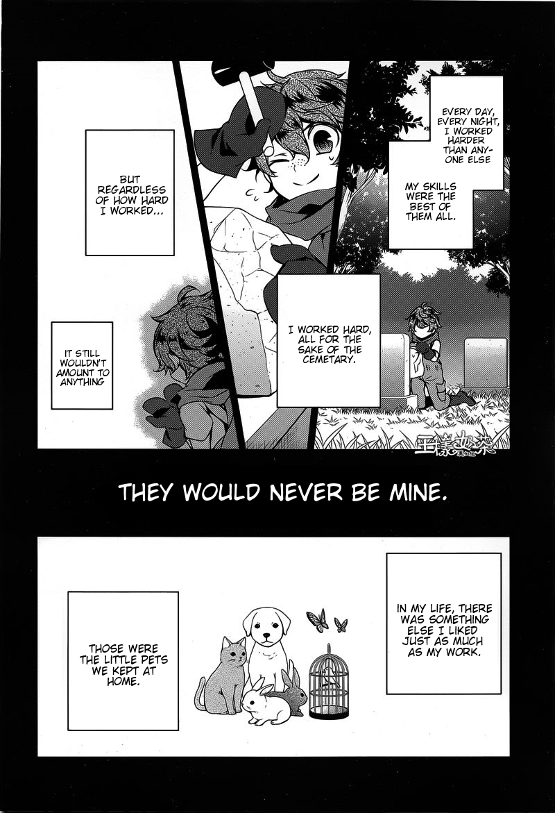 Satsuriku no Tenshi Chapter 7 page 33 - Chapter 7: The Boy Who Loved Graves