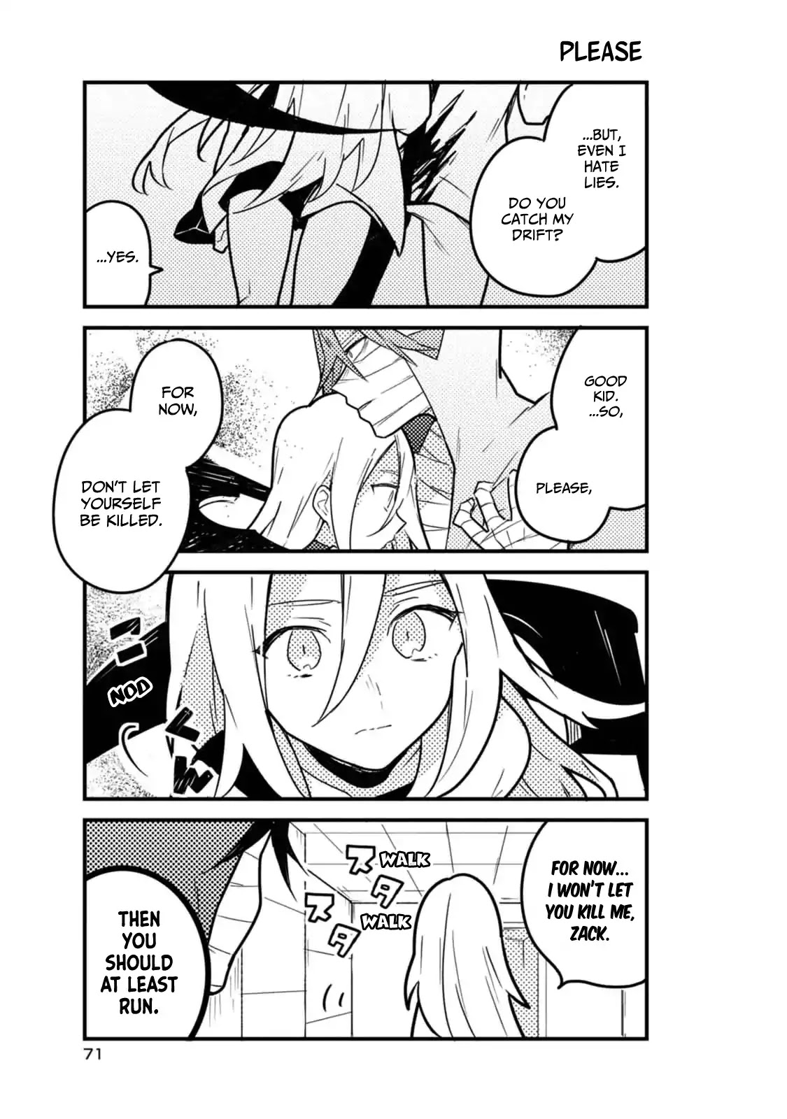 Satsuten! Chapter 18 page 5 - Chapter 18: Won't Let You Kill Me!