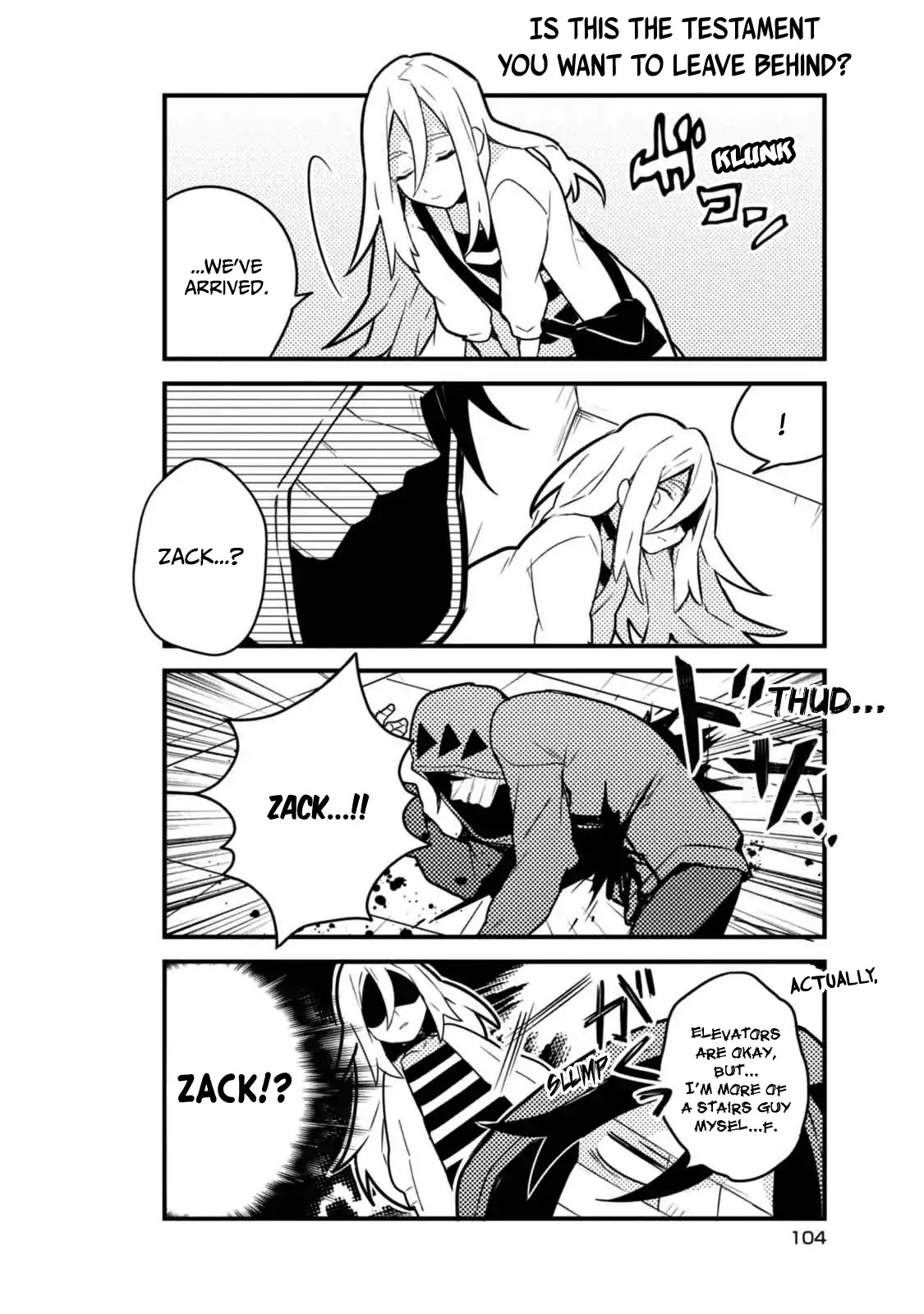 Satsuten! Chapter 21 page 8 - Chapter 21: Don't Know!