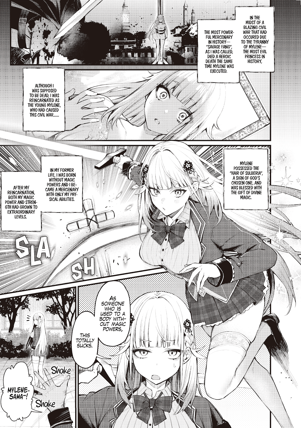 Savage Fang Ojou-sama Chapter 0.1 page 2 - Chapter 0.1