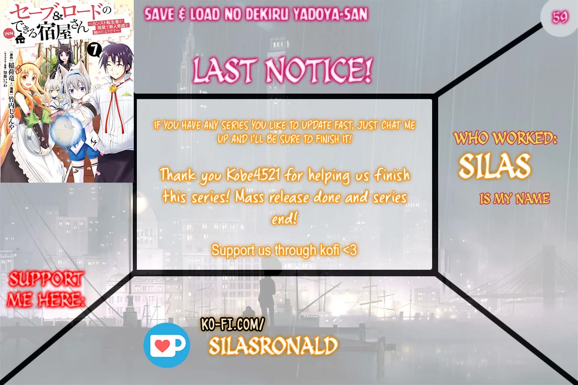 Save & Load no Dekiru Yadoya-San Chapter 59 page 1 - Chapter 59 [END]