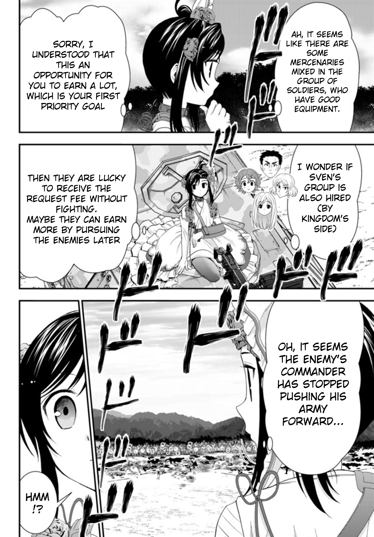 Saving 80,000 Gold Coins in the Different World for My Old Age Chapter 32.2 page 4 - Chapter 32.2: Shrine Princess, To The Battlefield (Part 3)