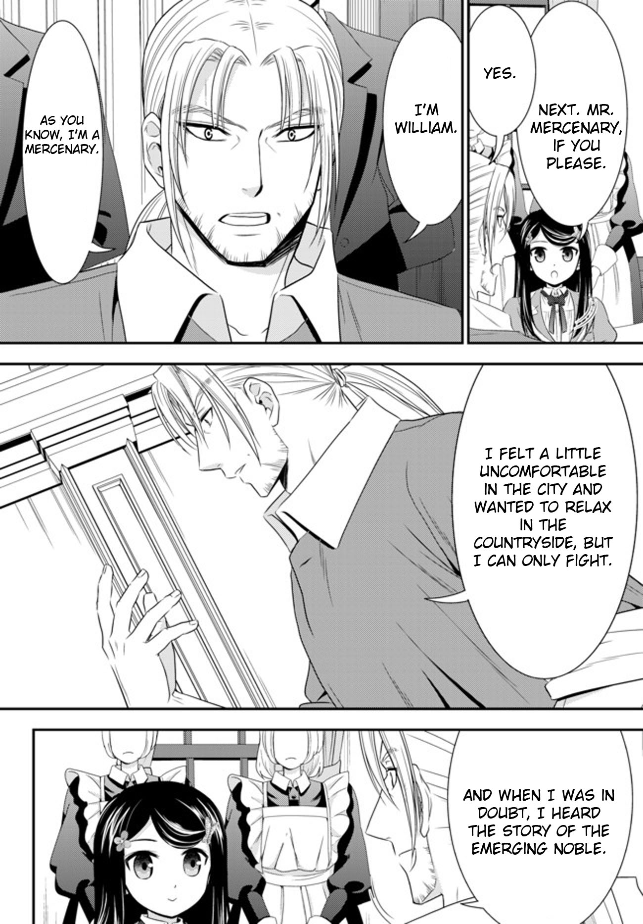 Saving 80,000 Gold Coins in the Different World for My Old Age Chapter 38 page 14 - Chapter 38: Interviewer Mitsuha