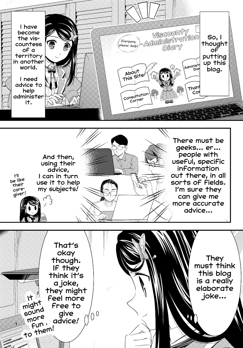 Saving 80,000 Gold Coins in the Different World for My Old Age Chapter 40.2 page 11 - Chapter 40.2: Blog