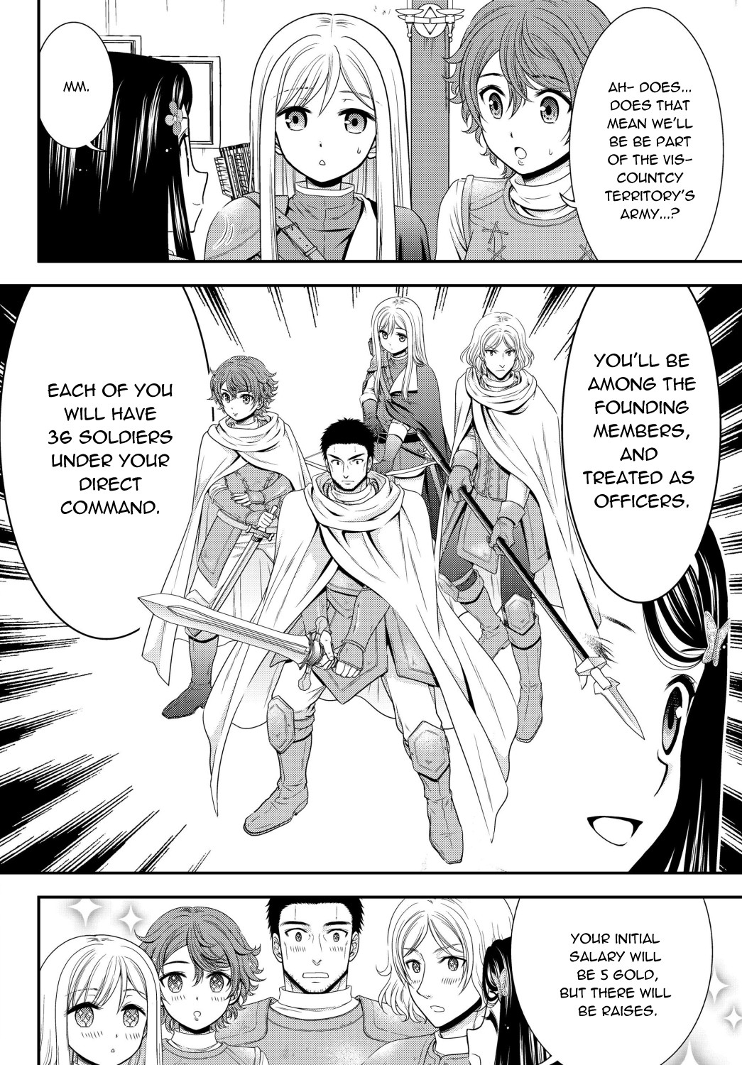 Saving 80,000 Gold Coins in the Different World for My Old Age Chapter 42 page 4 - Chapter 42: Securing Personnel, Part One