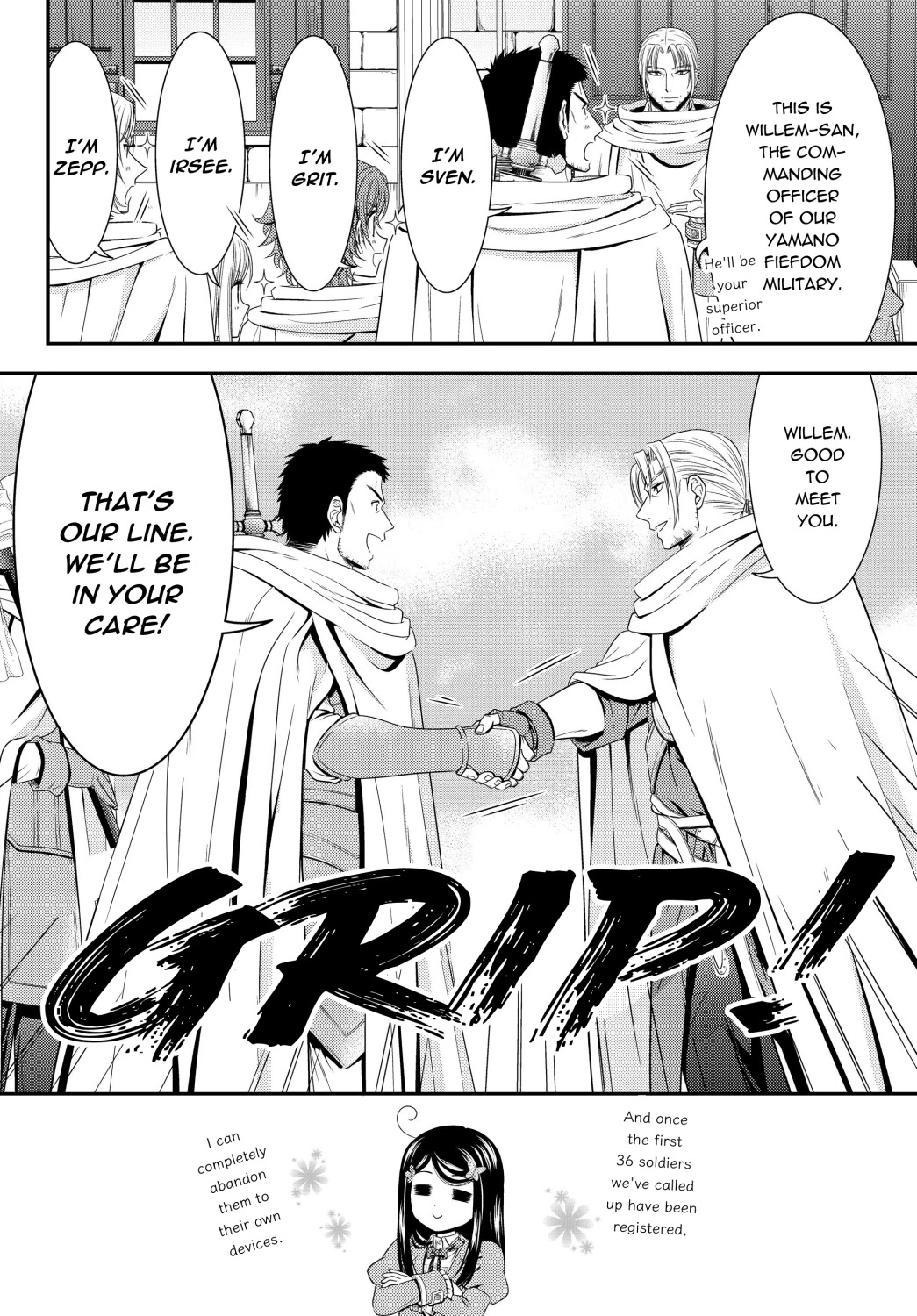 Saving 80,000 Gold Coins in the Different World for My Old Age Chapter 43 page 14 - Chapter 43: Securing Personnel, Part 2