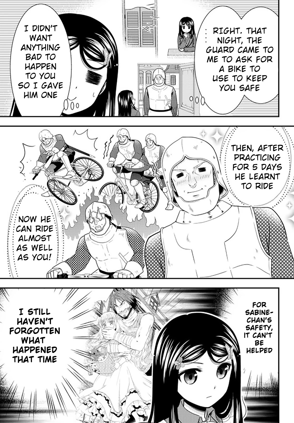 Saving 80,000 Gold Coins in the Different World for My Old Age Chapter 62 page 17 - Chapter 62: Sabine and the Mountain Bike!