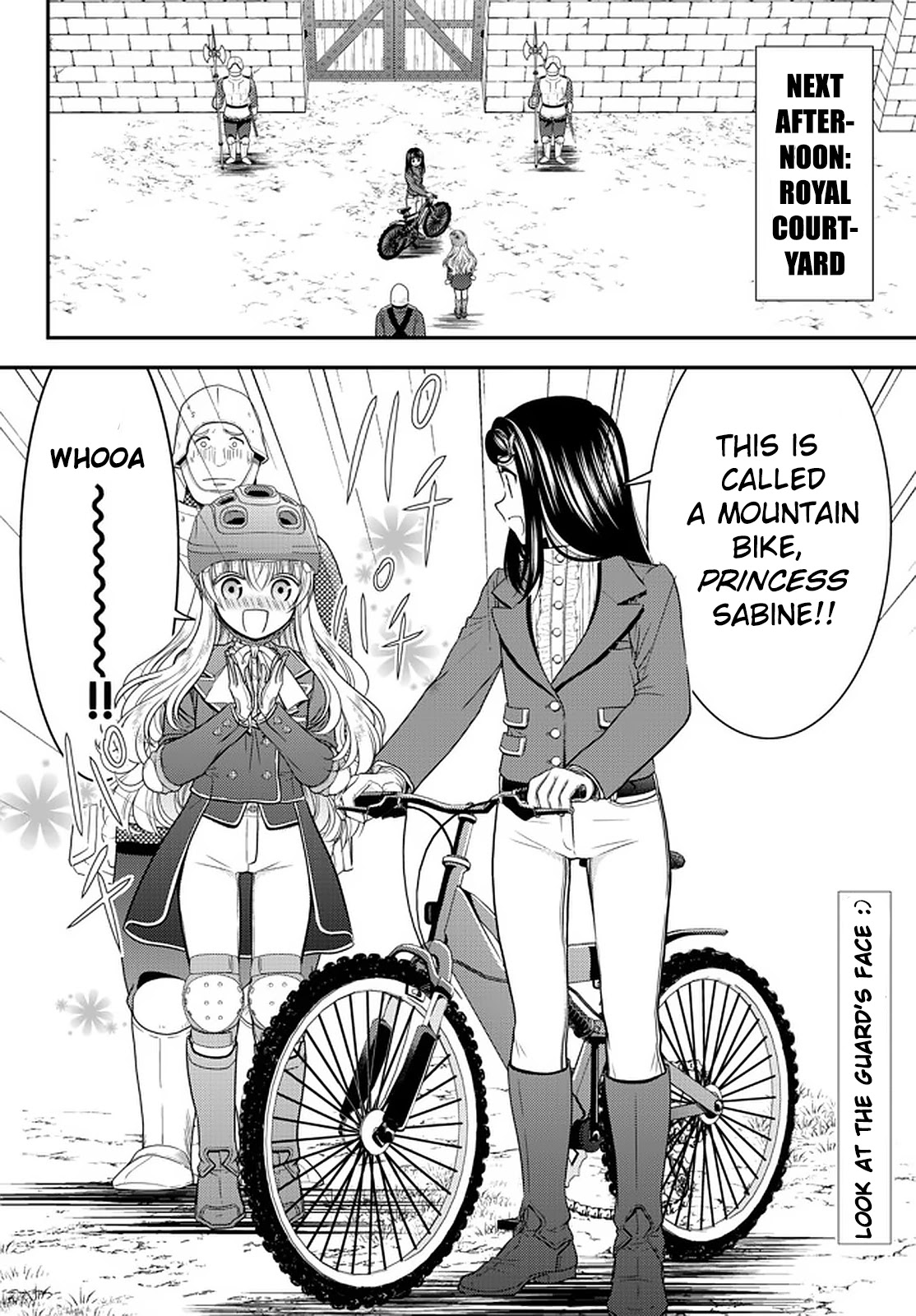 Saving 80,000 Gold Coins in the Different World for My Old Age Chapter 62 page 2 - Chapter 62: Sabine and the Mountain Bike!