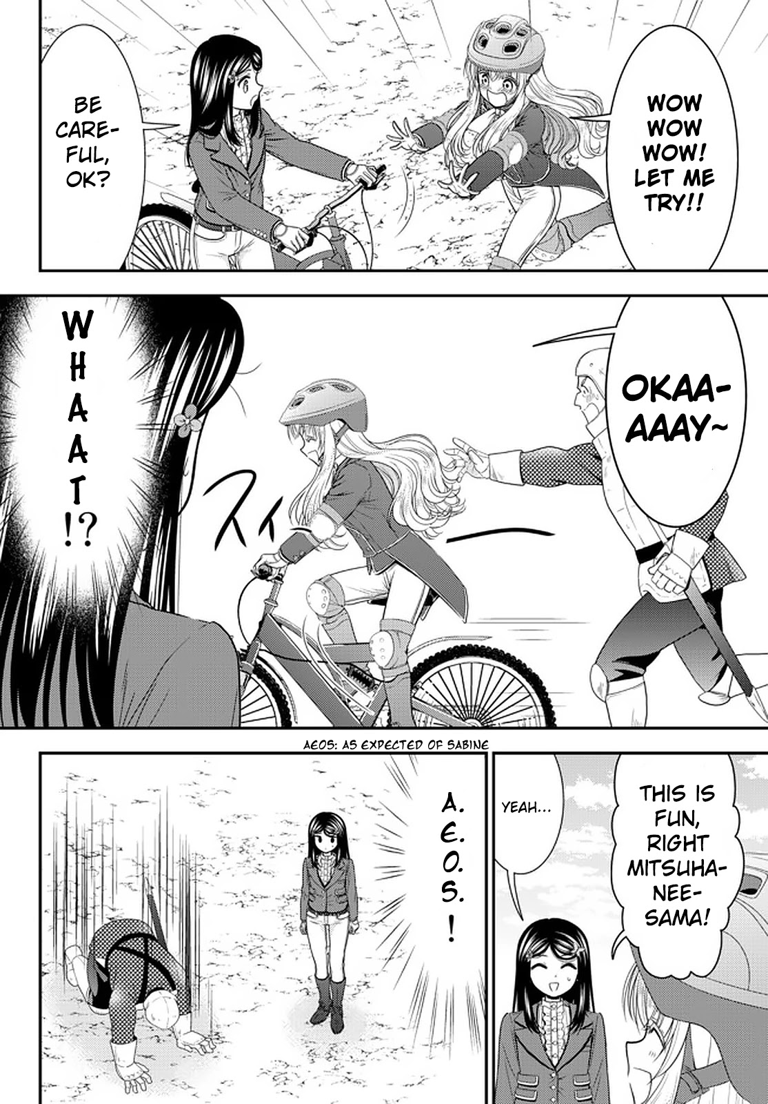Saving 80,000 Gold Coins in the Different World for My Old Age Chapter 62 page 6 - Chapter 62: Sabine and the Mountain Bike!