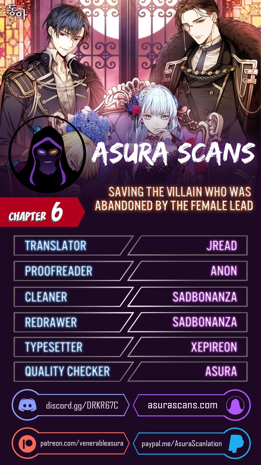 Saving the Villain Who Was Abandoned by the Female Lead Chapter 6 page 1 - Chapter 6