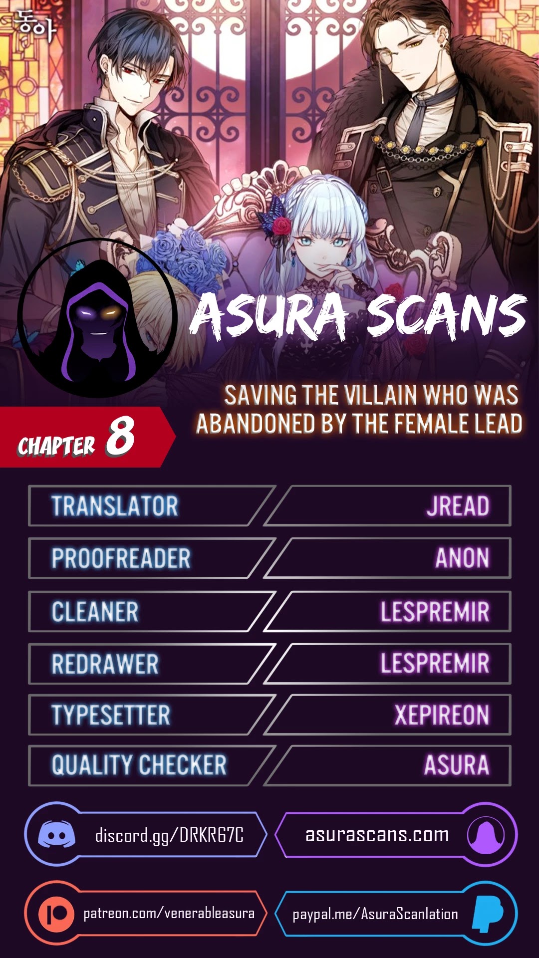 Saving the Villain Who Was Abandoned by the Female Lead Chapter 8 page 1 - Chapter 8