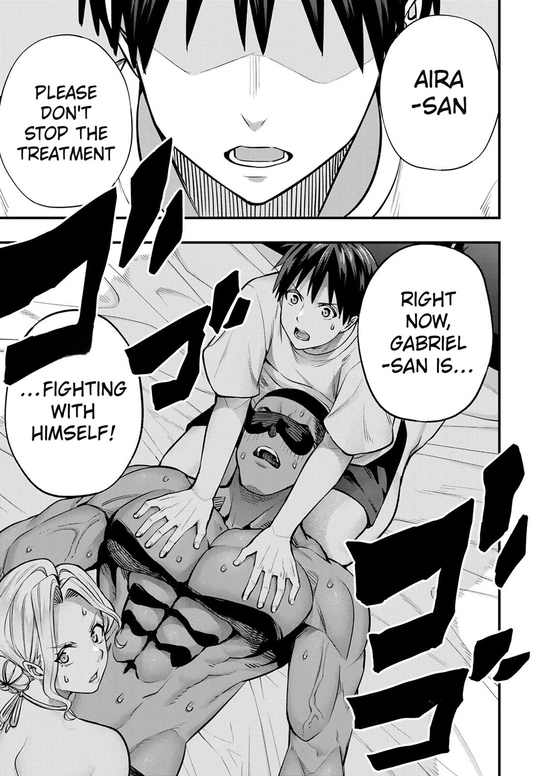 Sawaranaide Kotesashi-kun Chapter 102 page 19 - Chapter 102: Gabriel-kun's blood flow problem (3)