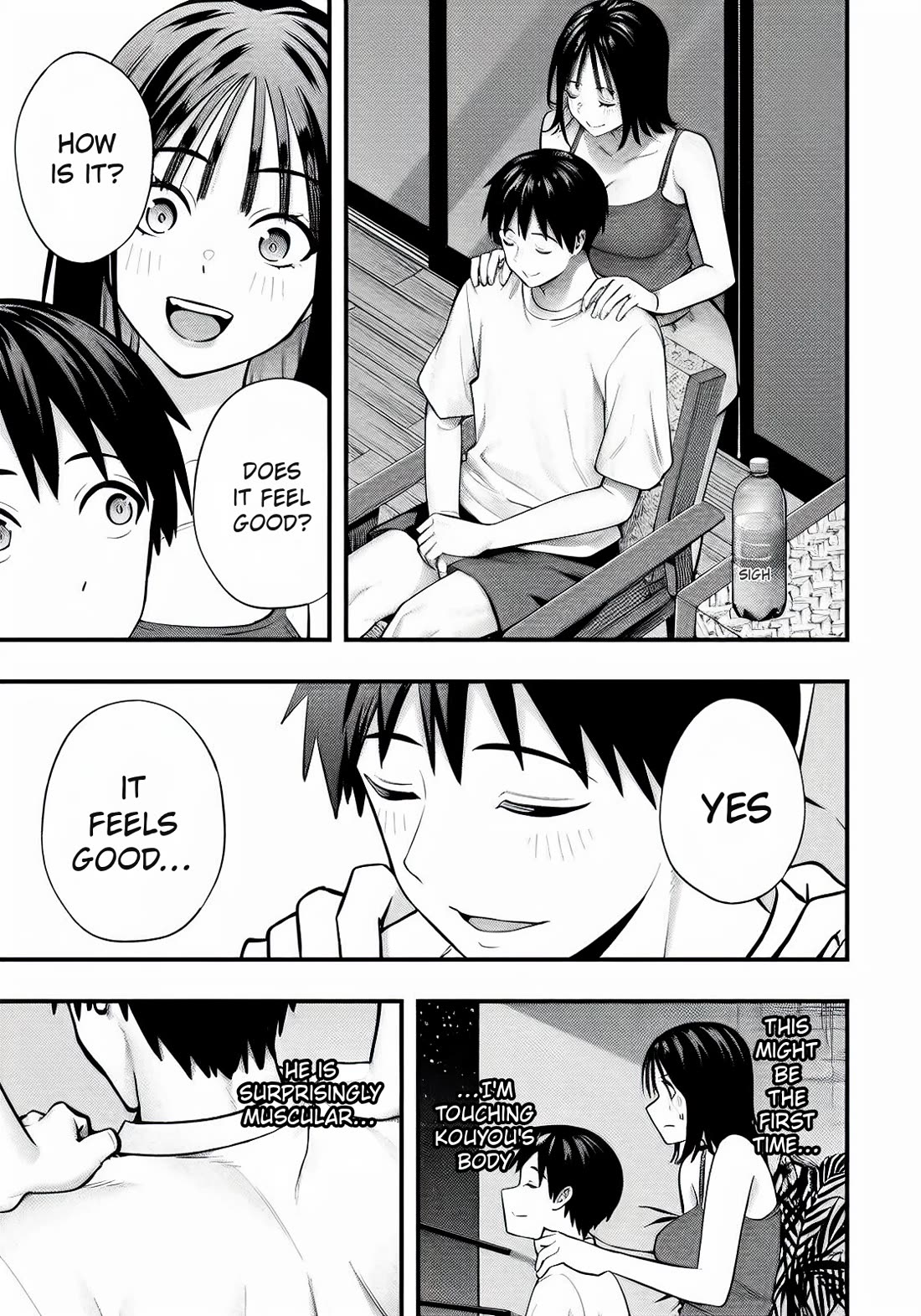Sawaranaide Kotesashi-kun Chapter 105 page 11 - Chapter 105: Aoba-chan's last night in Okinawa