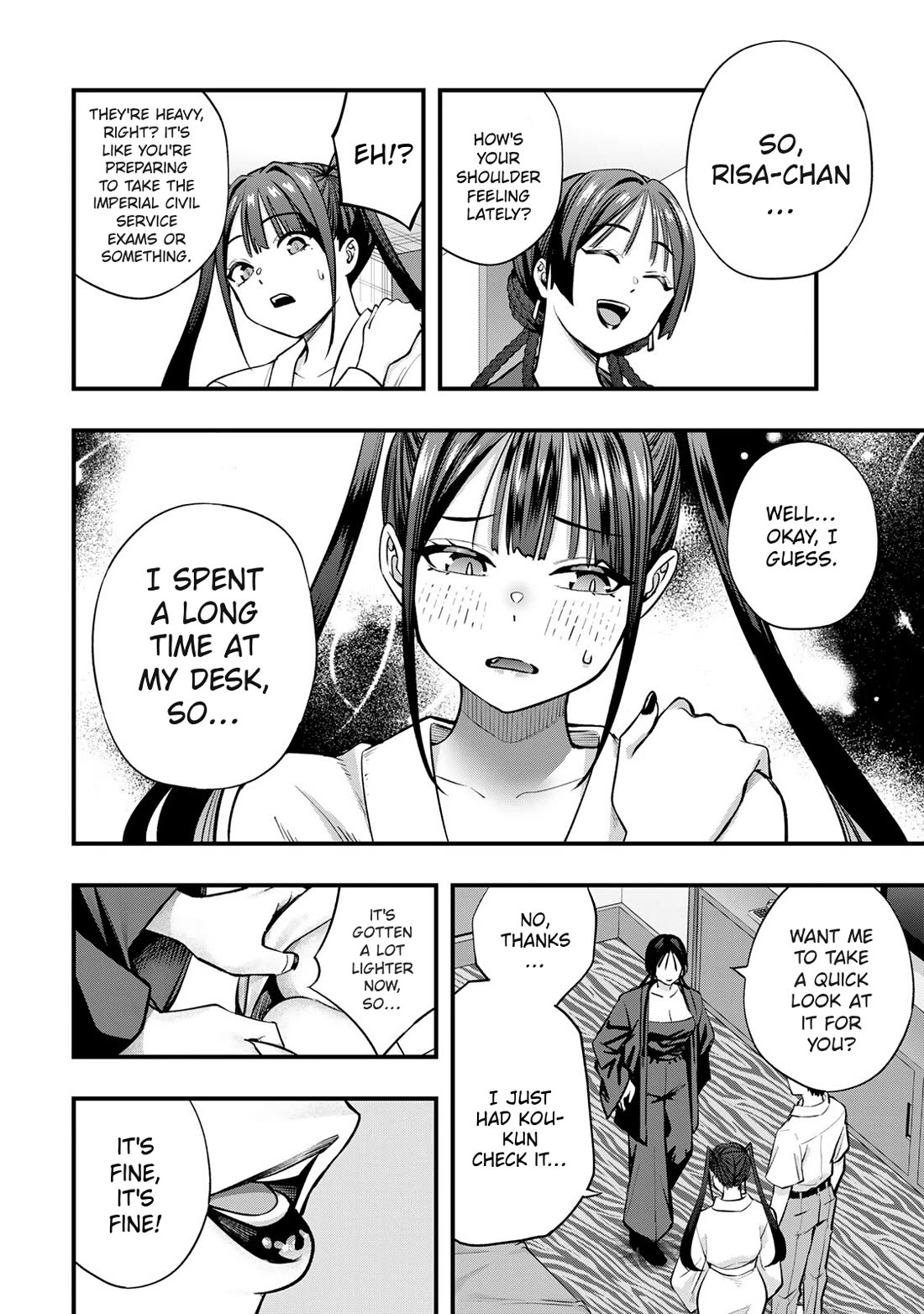 Sawaranaide Kotesashi-kun Chapter 111 page 16 - Chapter 111: Learning about a woman's heart with Risa-chan (2)