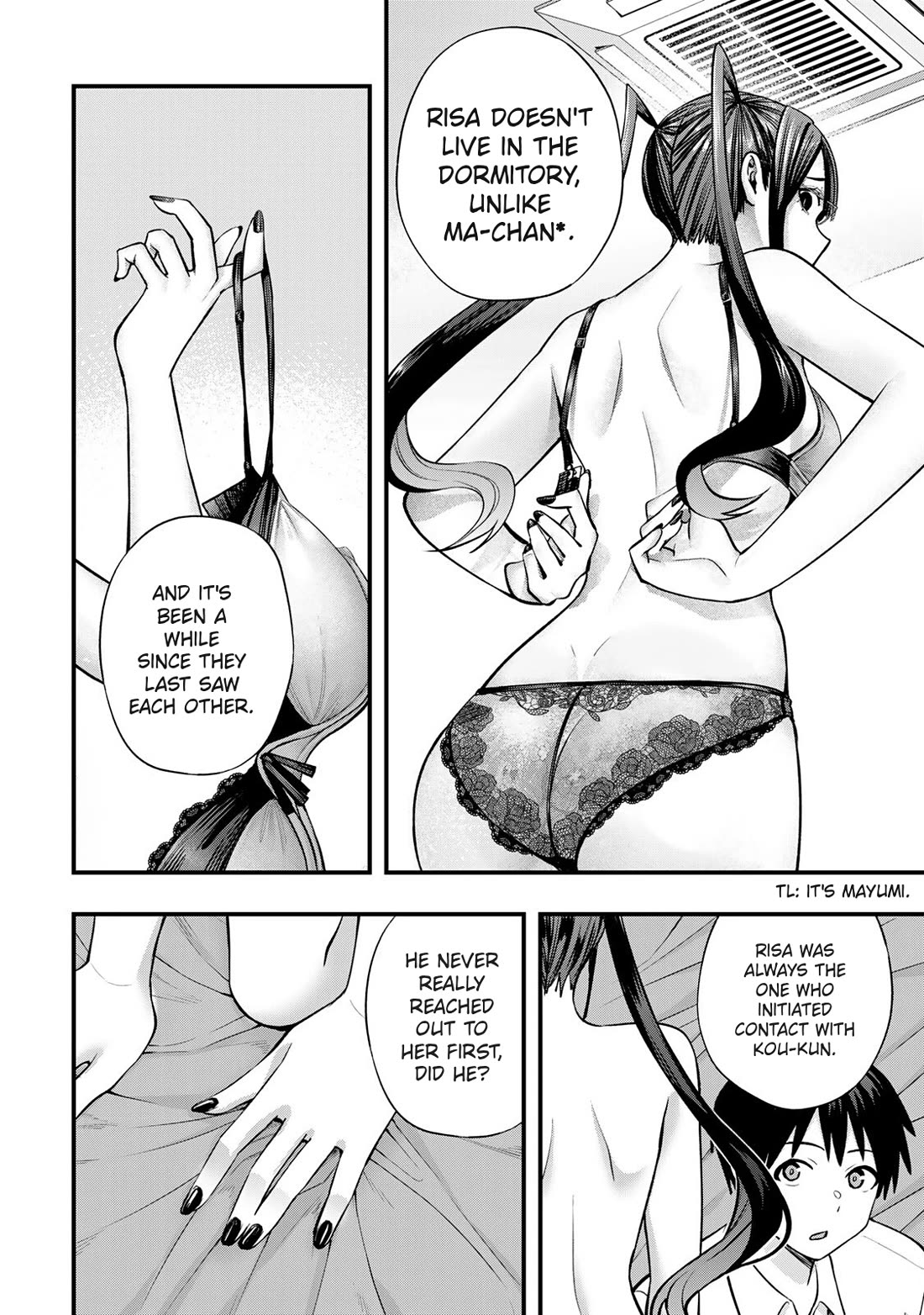 Sawaranaide Kotesashi-kun Chapter 111 page 4 - Chapter 111: Learning about a woman's heart with Risa-chan (2)