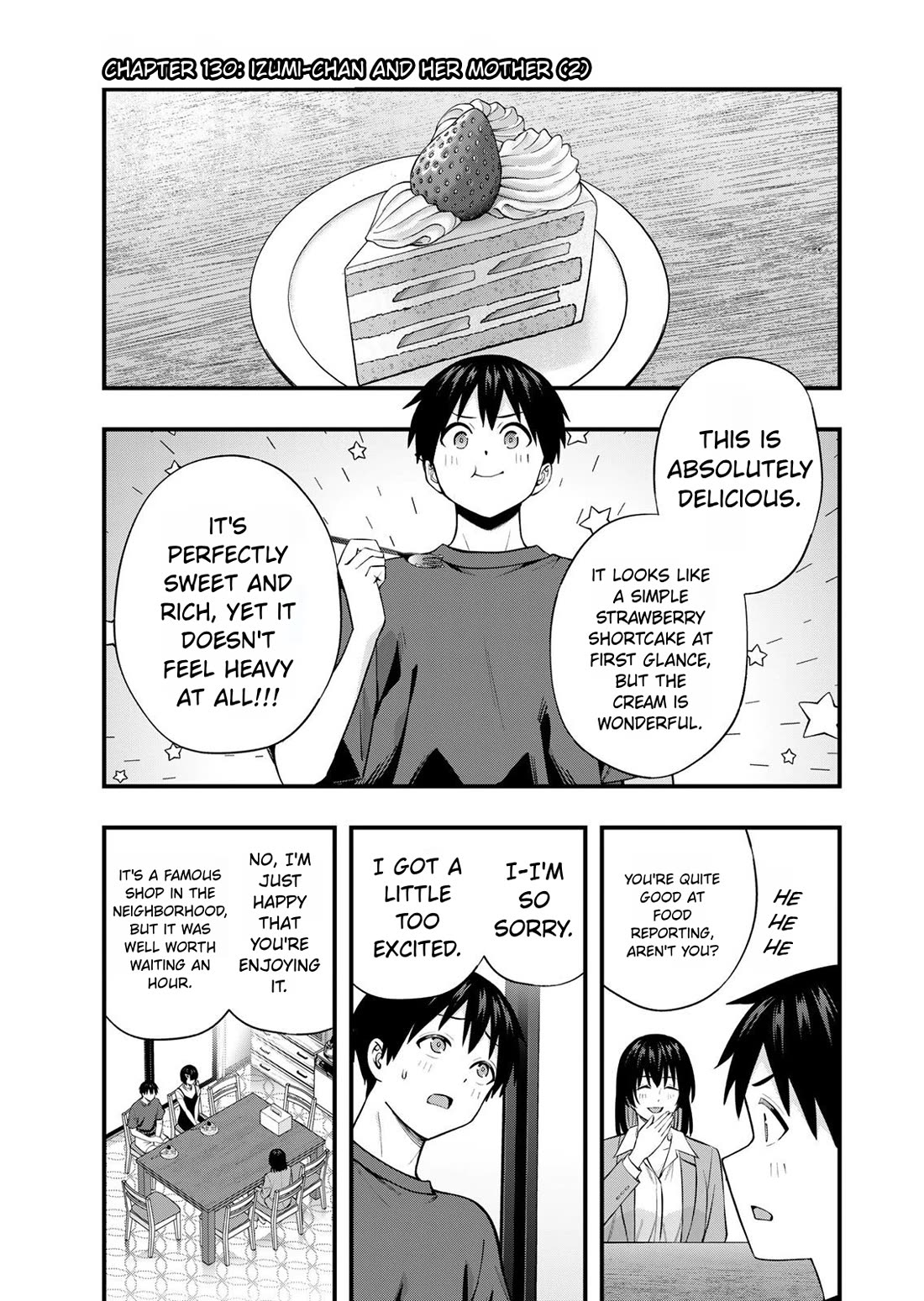 Sawaranaide Kotesashi-kun Chapter 130 page 3 - Chapter 130: Izumi-chan and her mother (2)