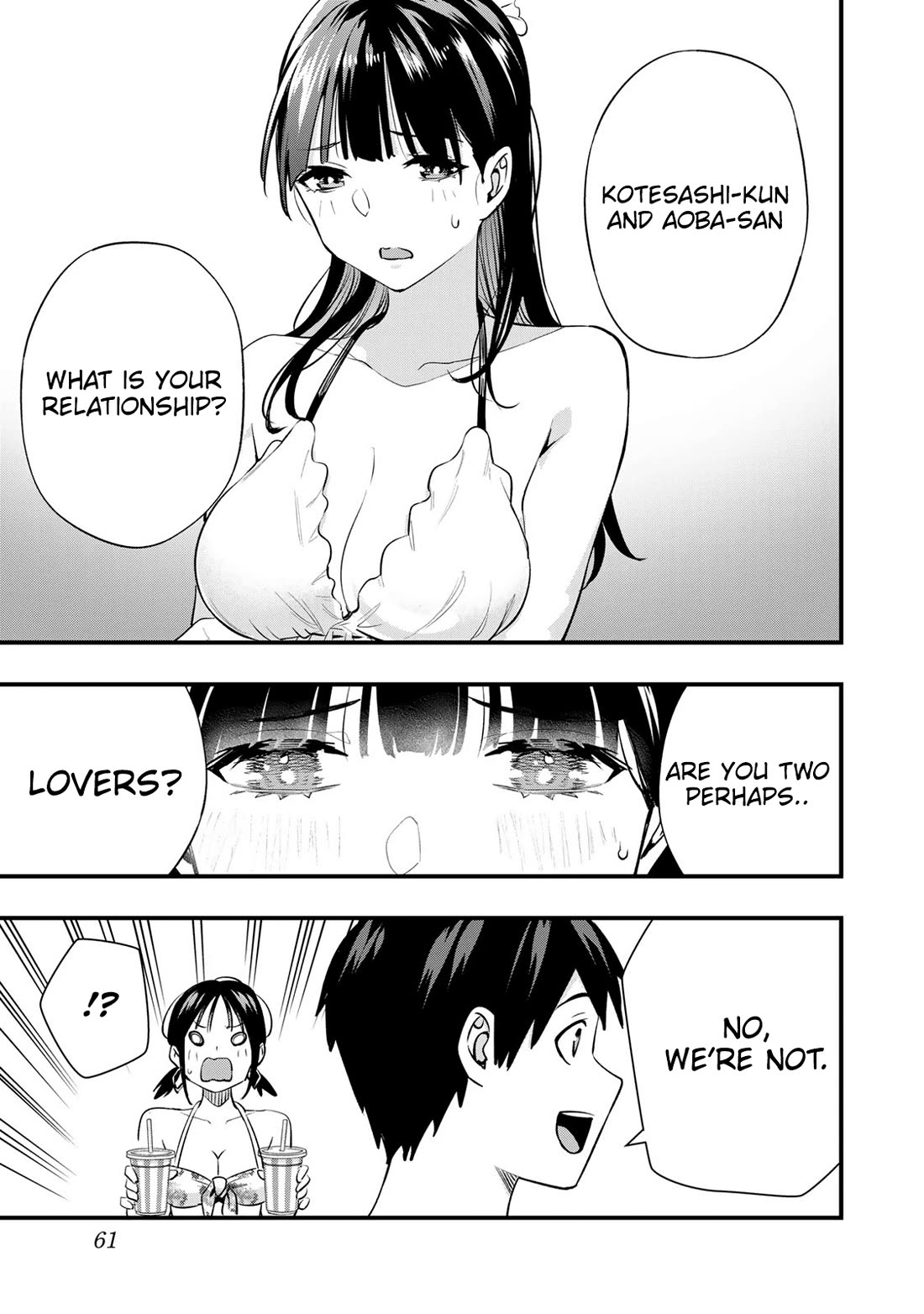 Sawaranaide Kotesashi-kun Chapter 19 page 16 - Chapter 19: Pool Date With Aoba-Chan