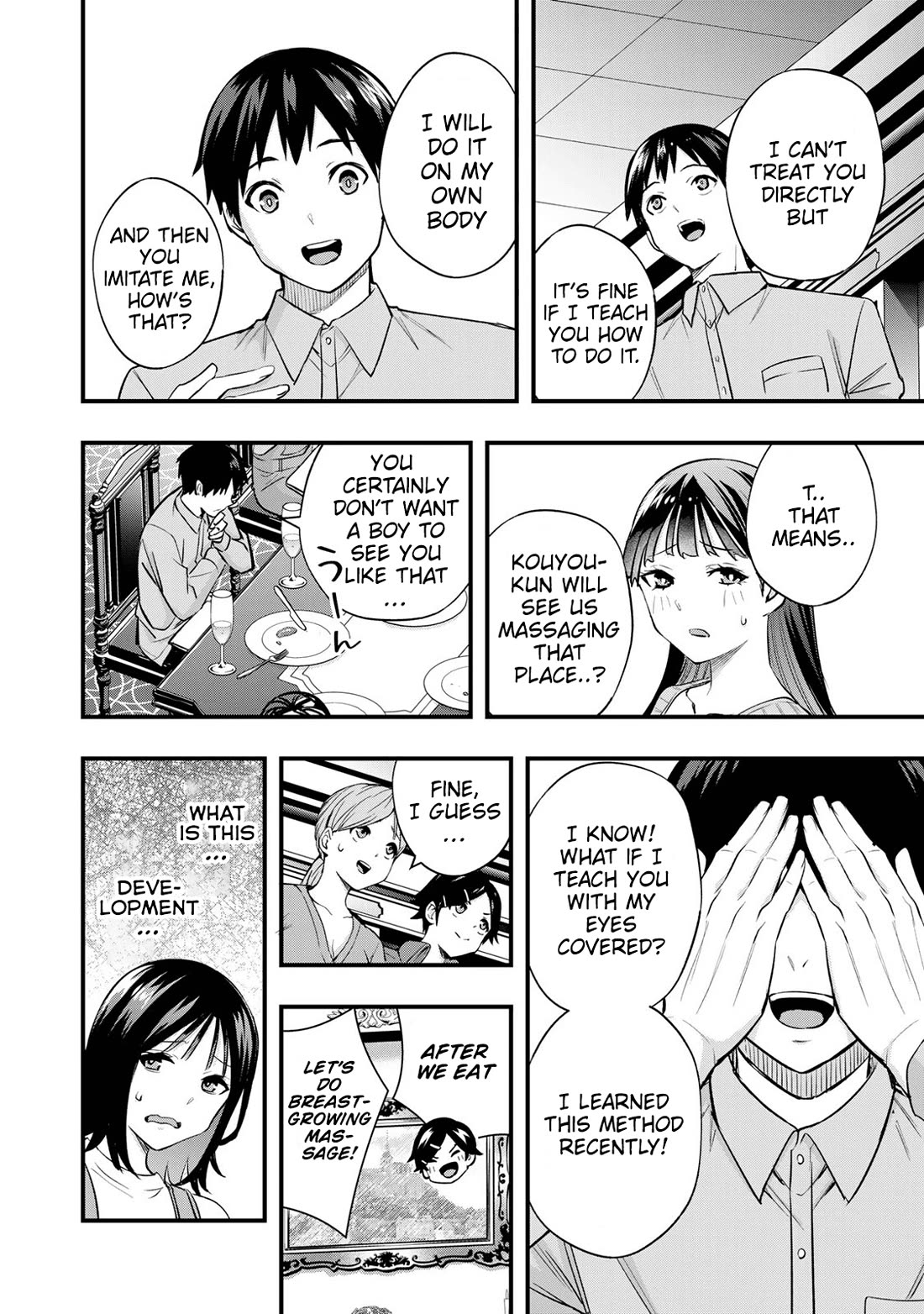 Sawaranaide Kotesashi-kun Chapter 20 page 8 - Chapter 20: Kotesashi-Kun's Breast-Growing Course