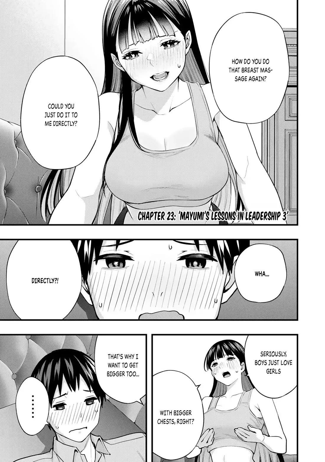 Sawaranaide Kotesashi-kun Chapter 23 page 1 - Chapter 23: Mayumi's lessons in leadership #3