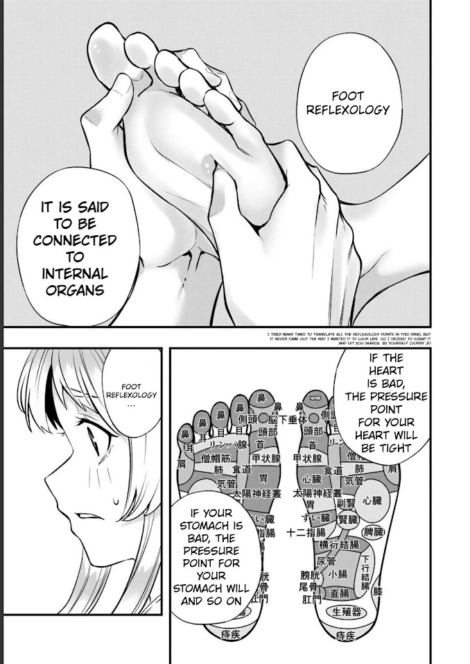 Sawaranaide Kotesashi-kun Chapter 39 page 13 - Chapter 39: Maria and foot reflexology