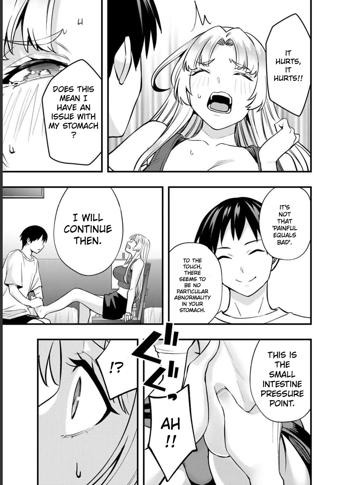 Sawaranaide Kotesashi-kun Chapter 39 page 15 - Chapter 39: Maria and foot reflexology