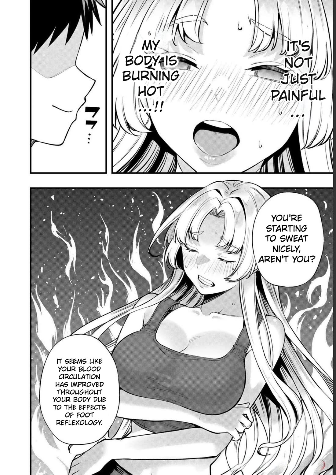 Sawaranaide Kotesashi-kun Chapter 39 page 18 - Chapter 39: Maria and foot reflexology