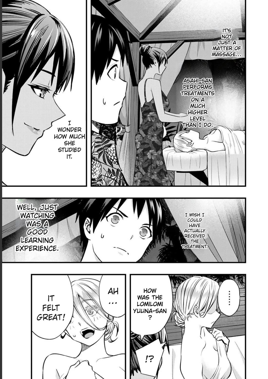 Sawaranaide Kotesashi-kun Chapter 40 page 17 - Chapter 40: Asahi's Lomilomi