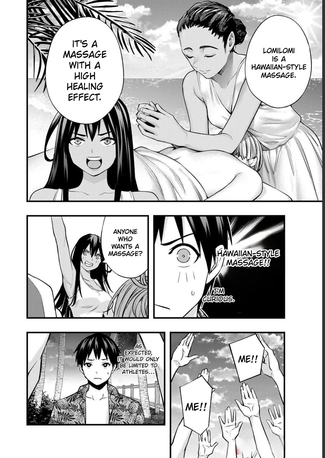 Sawaranaide Kotesashi-kun Chapter 40 page 8 - Chapter 40: Asahi's Lomilomi