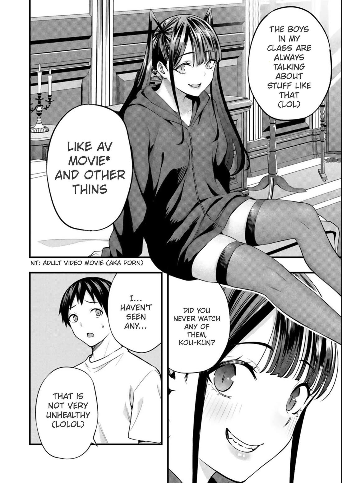 Sawaranaide Kotesashi-kun Chapter 53 page 12 - Chapter 53: Risa-chan is a consultant