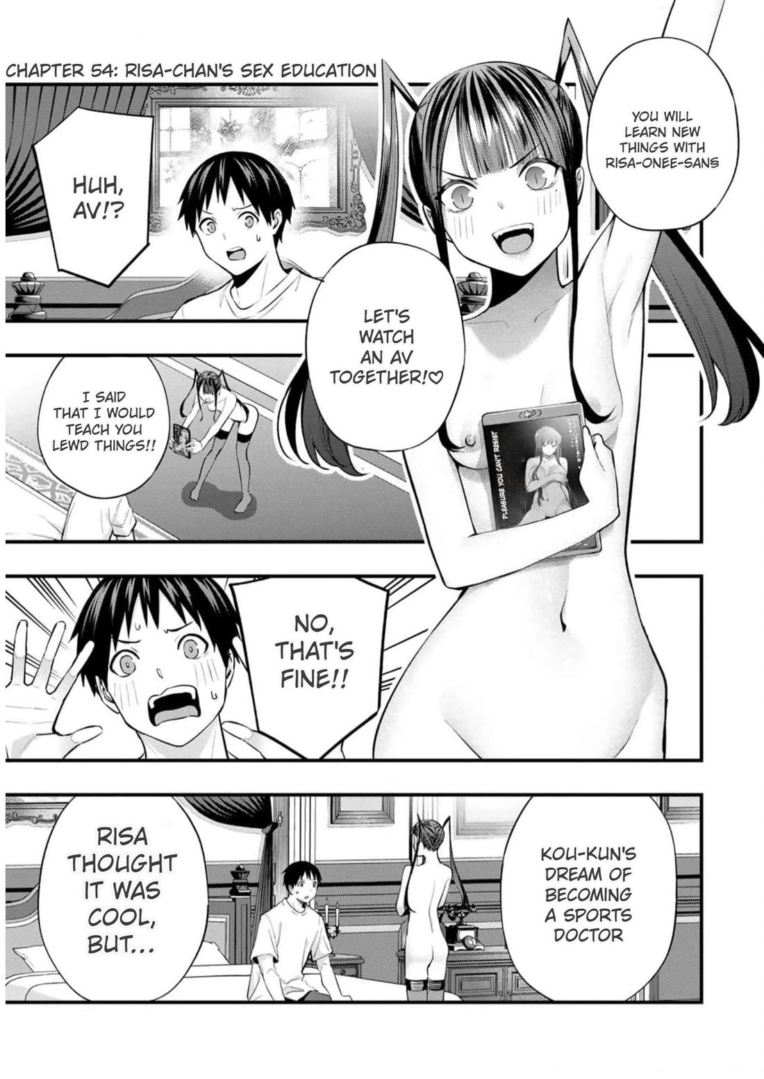 Sawaranaide Kotesashi-kun Chapter 54 page 3 - Chapter 54: Risa-Chan'S sex education