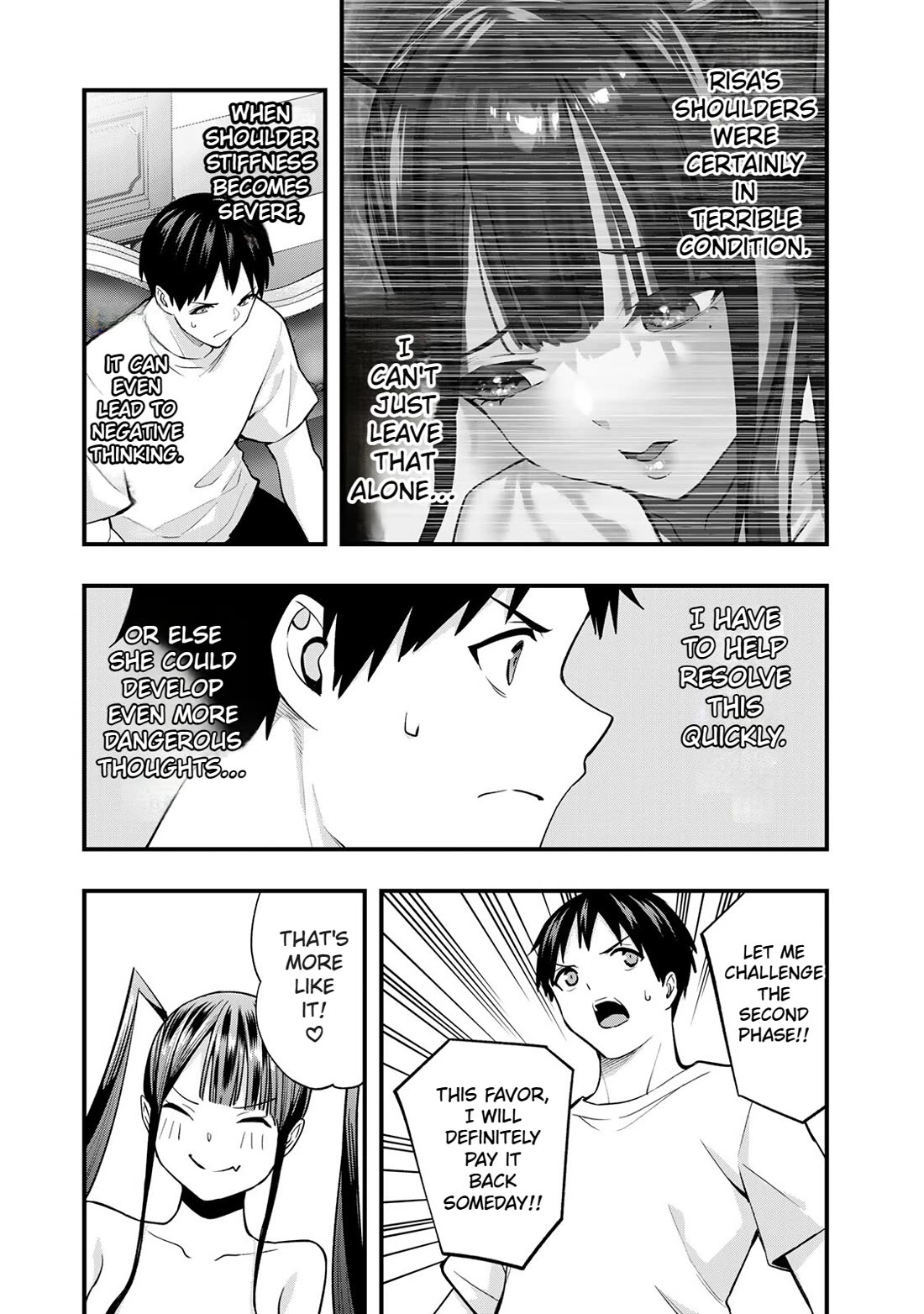 Sawaranaide Kotesashi-kun Chapter 56 page 16 - Chapter 56: Risa-Chan doesn't want to lose (2)