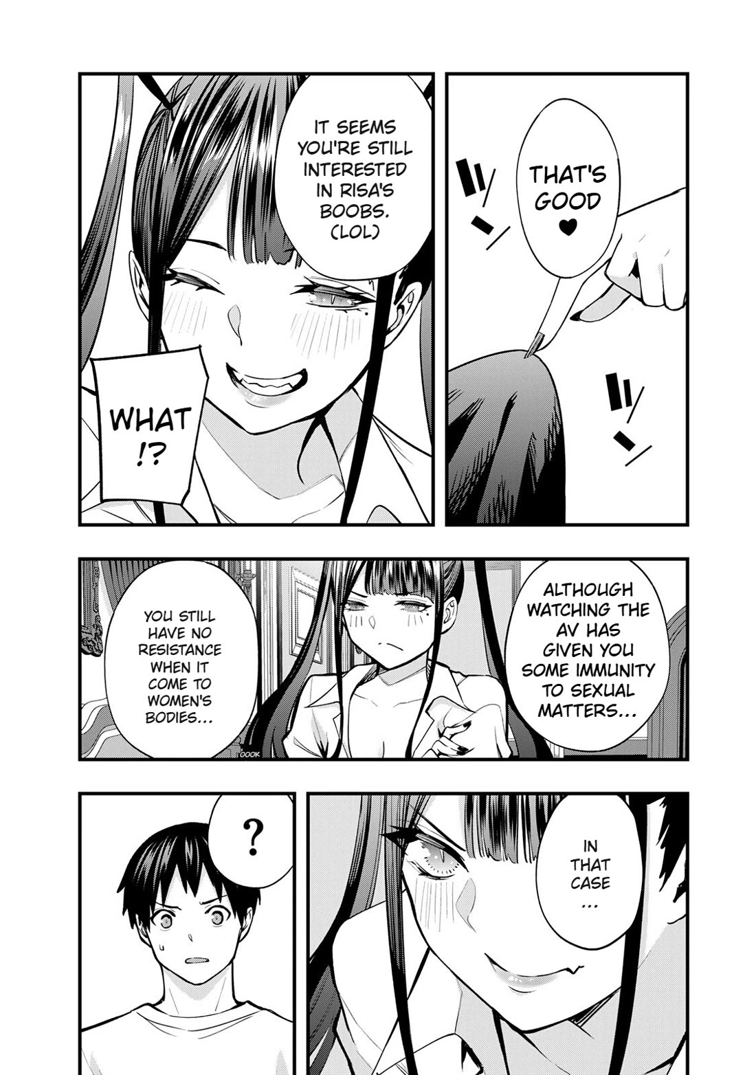 Sawaranaide Kotesashi-kun Chapter 56 page 7 - Chapter 56: Risa-Chan doesn't want to lose (2)