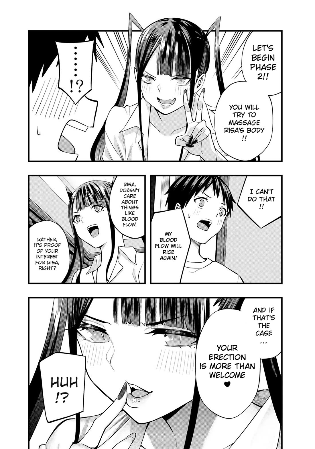 Sawaranaide Kotesashi-kun Chapter 56 page 8 - Chapter 56: Risa-Chan doesn't want to lose (2)