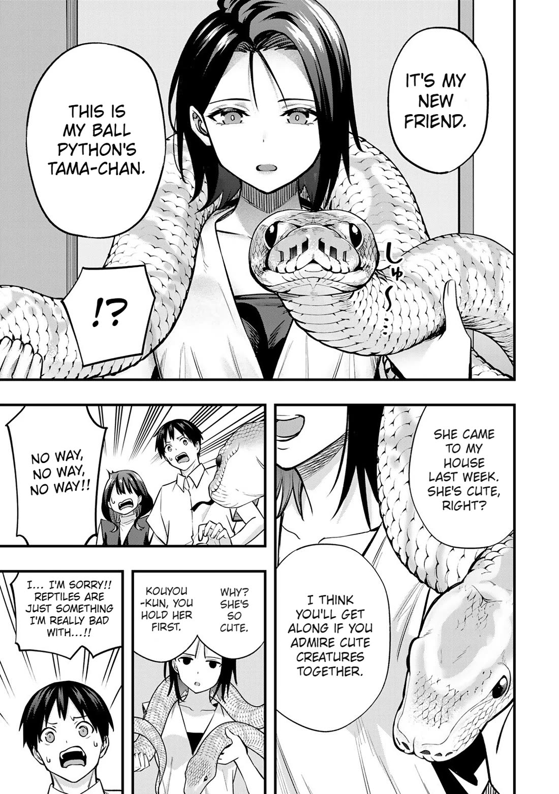 Sawaranaide Kotesashi-kun Chapter 66 page 15 - Chapter 66: Yayoi-chan won't let me touch her (2)